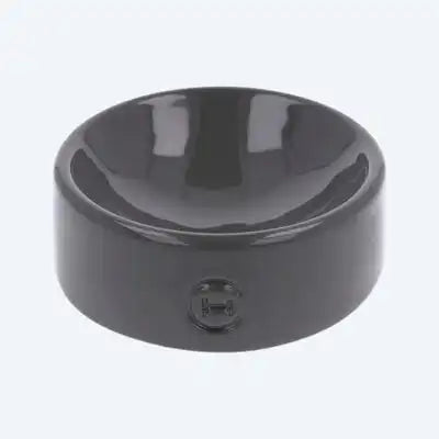 Керамічна миска для тварин із сферичним дном Bowl Gray - Harley and Cho, (14*7см. / 0.45л.) - S