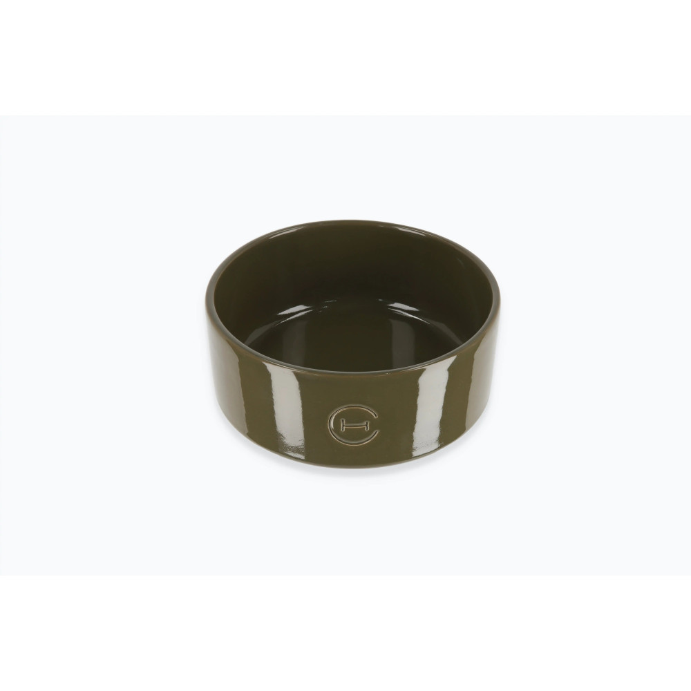 Керамічна миска для собак Bowl Olive - Harley and Cho, S (14*7см. / 0.45л.)  - фото 2