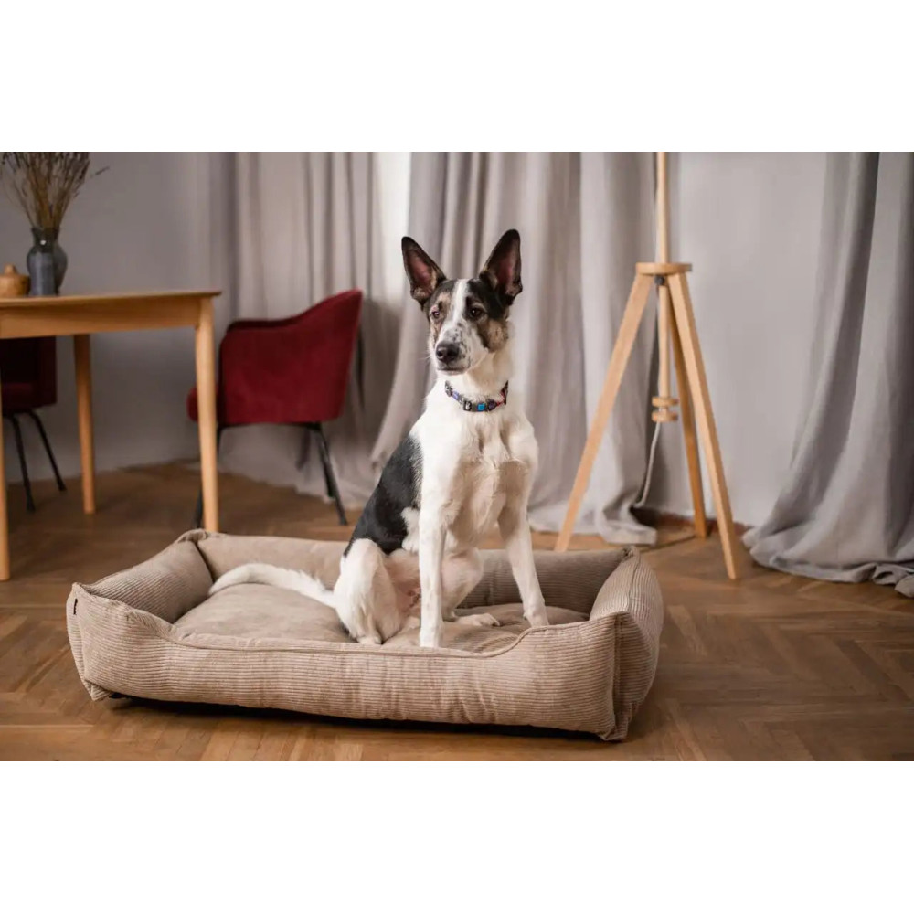 Лежанка для собак Dreamer Cacao Velvet - Harley&Cho, (60*40 см.) - S