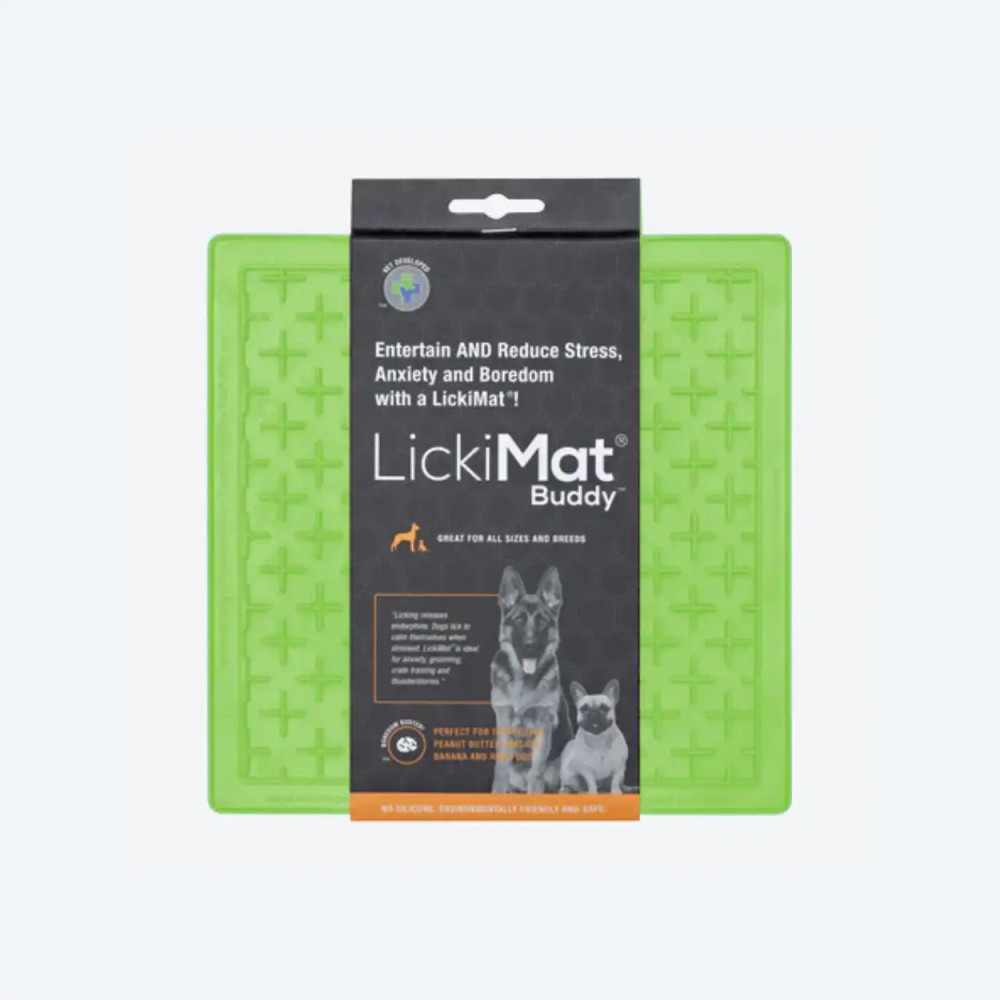 LickiMat Buddy лизальний килимок для ласощів Green, Салатовий