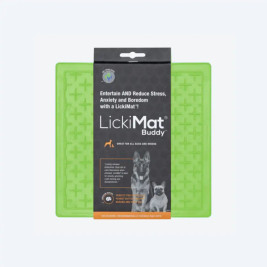 LickiMat Buddy лизальний килимок для ласощів Green, Салатовий