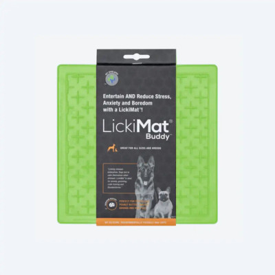 LickiMat Buddy лизальний килимок для ласощів Green, Салатовий