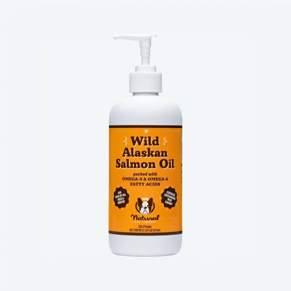Лососева олія Wild Alaskan Salmon Oil Natural Dog Company, 480мл, 480мл.
