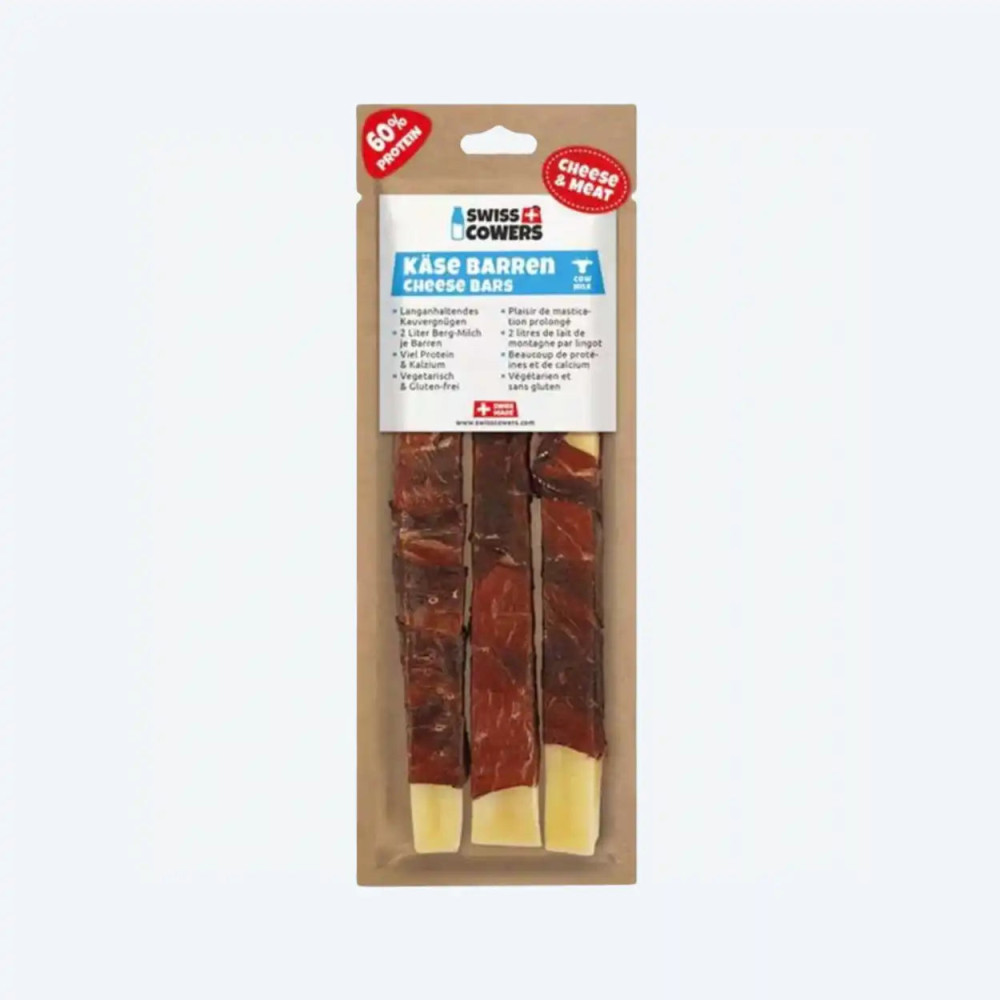 Сирний батончик з яловичиною SwissCowers - Black Angus, 80г. - S