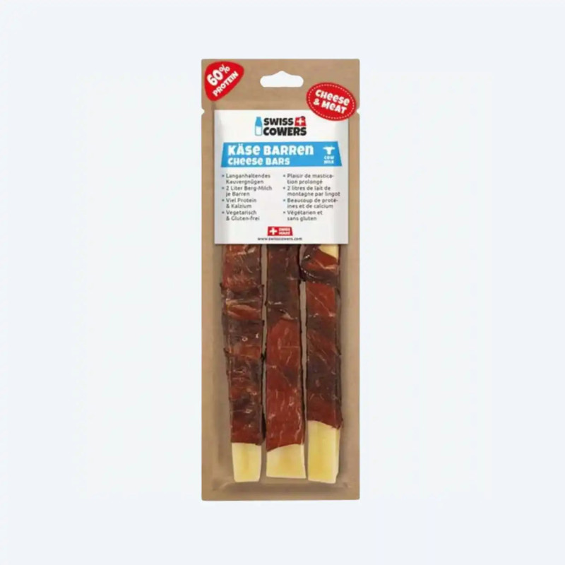 Сирний батончик з яловичиною SwissCowers - Black Angus, 80г. - L