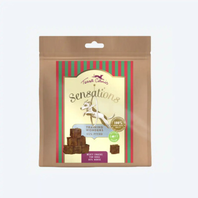 Смаколики для собак Terra canis SENSATIONS Training Wonders Конина 90 г, 90 грам.