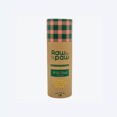 Сублімовані Ласощі для собак з Дикої Качки Raw for Paw, 45 грамів, 45 грам.