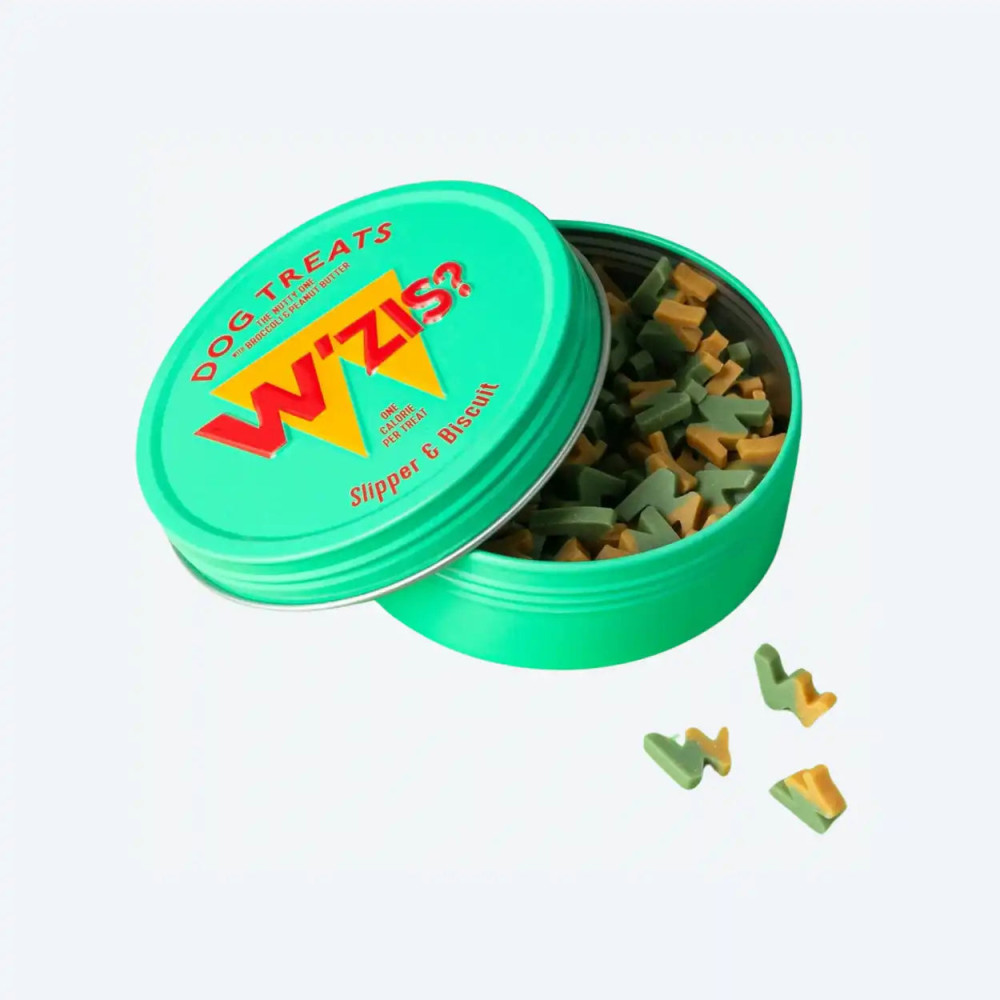 Веганські смаколики для собак w`zis в баночках (Slipper & Biscuit Tin of Treats)- 50 грам, 50 гр