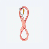 Повідець Woolly Wolf Rope Leash Pigeon Salmon Pink - 180см., 8мм-товщина