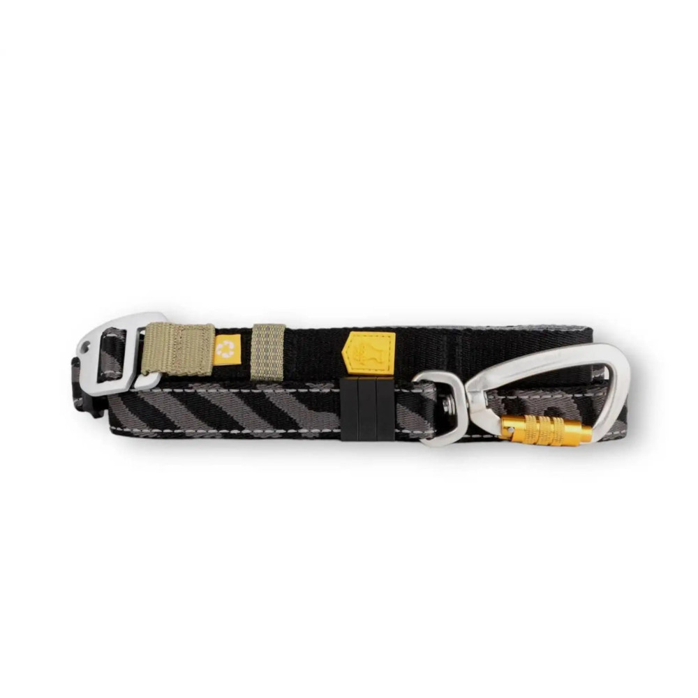 Повідець - перестібка Multi-use для собак Woolly Wolf Roam Adjustable Leash Black Ripple, 170-300 cм.