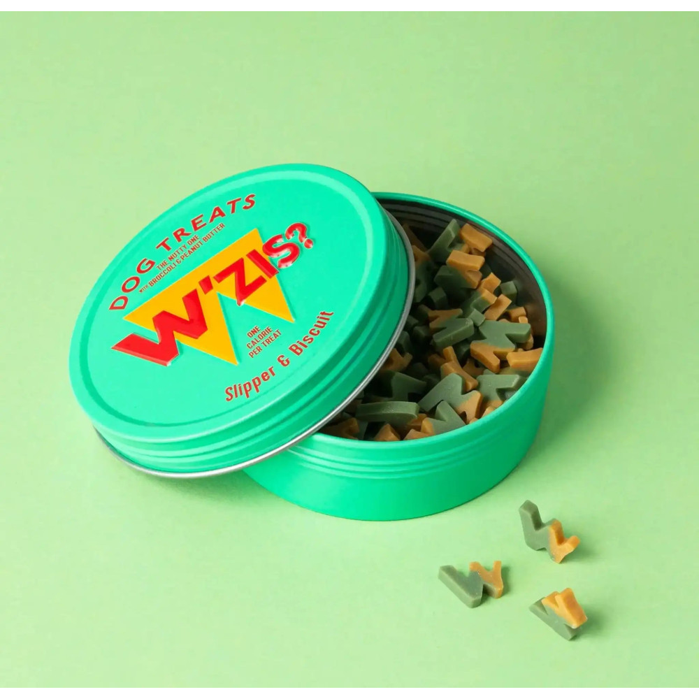 Веганські смаколики для собак w`zis в баночках (Slipper & Biscuit Tin of Treats)- 50 грам, 50 гр