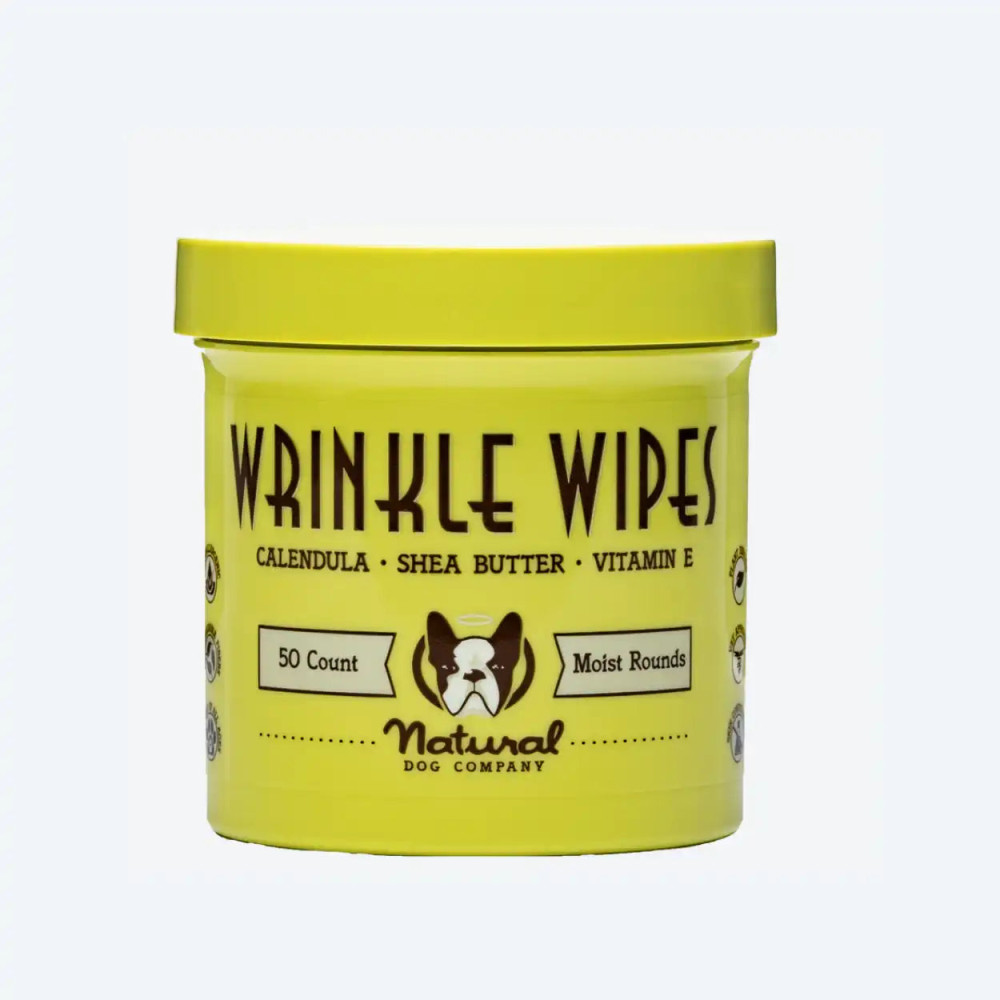 Серветки для складочок Natural Dog Company Wrinkle Wipes 50шт, 50шт.