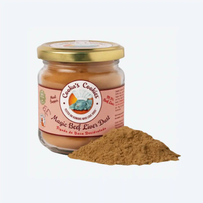 Натуральний топер (вітамінна та смакова добавка) для собак Cooka's Cookies 100% Яловичої печінки, 90 грам.