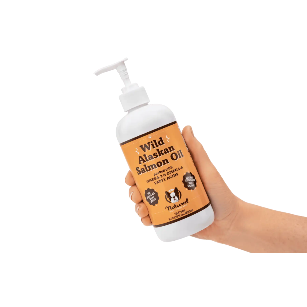 Лососева олія Wild Alaskan Salmon Oil Natural Dog Company, 480мл, 480мл.