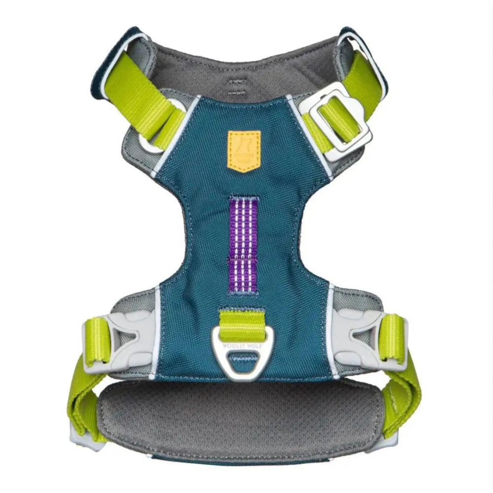 Шлея для собак Woolly Wolf Alpha 360 Harness Deep Teal Mix, XS