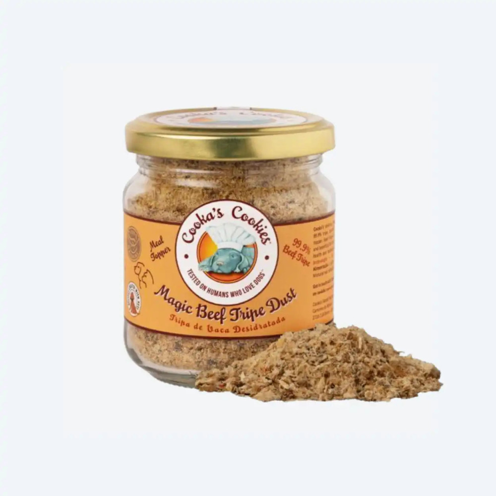 Натуральний топер (вітамінна та смакова добавка) для собак Cooka's Cookies 100% Яловичого рубця, 65 грам.