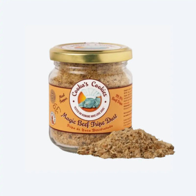Натуральний топер (вітамінна та смакова добавка) для собак Cooka's Cookies 100% Яловичого рубця, 65 грам.