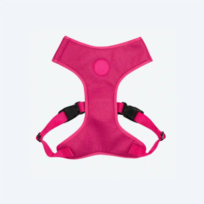 Шлея для собак Zee.Dog - Pink LED Adjustable Air Mesh Harness, XS