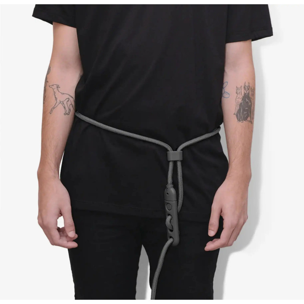 Повідець для собак Zee.Dog - Titanium Grey Hands-Free Leash, 120 - 240 см, 120 - 240см