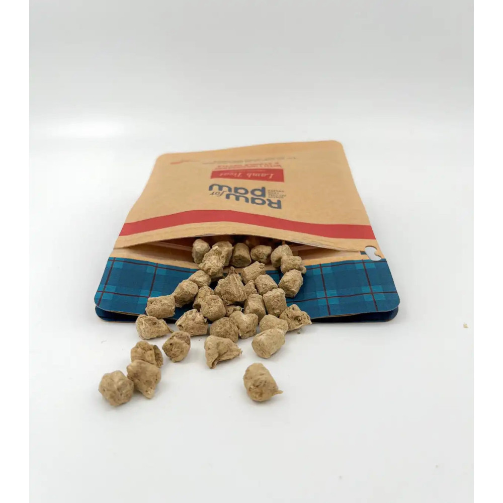 Сублімовані Ласощі для собак з Ягня, брусниці та кропиви Freeze-Dried Raw for Paw, 50 грамів, 50 грам
