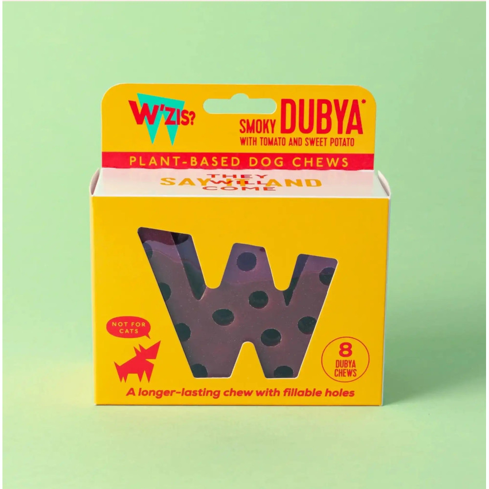 Веганські жуйки для собак з гарбузом та солодкою картоплею Smoky Dubya w`zis, 260 гр
