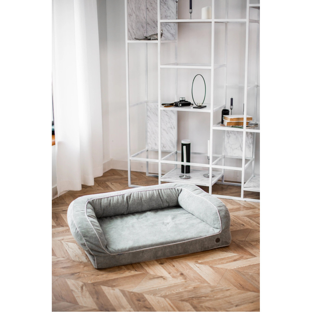 Диван для собак Sleeper Gray - Harley and Cho, (65*90 см.) M
