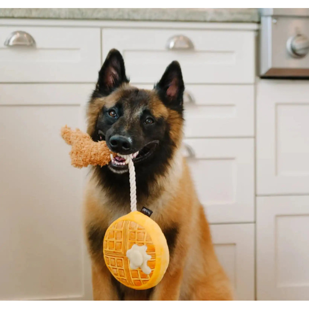 Іграшка для собак Burking Brunch Collection - Chicken & Woofles Pet Play, Mini