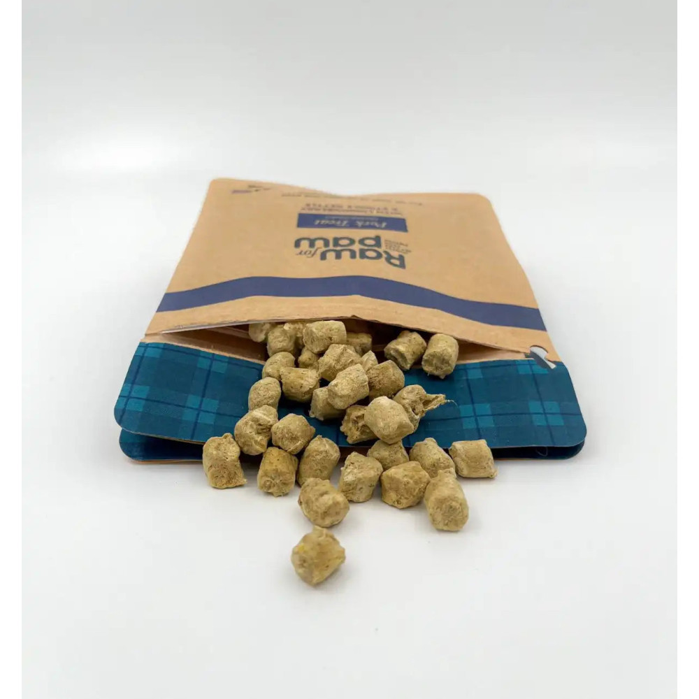 Сублімовані Ласощі для собак з Свинини, брусниці та кропиви Freeze-Dried Raw for Paw, 50 грамів, 50 грам