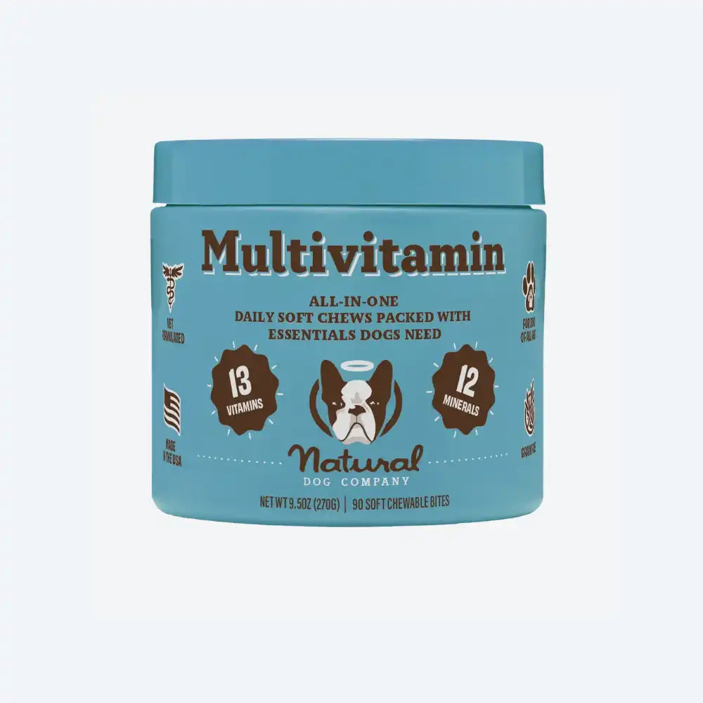 Мультивітамінний комплекс Multivitamin Natural Dog Company 90шт, 90 шт.