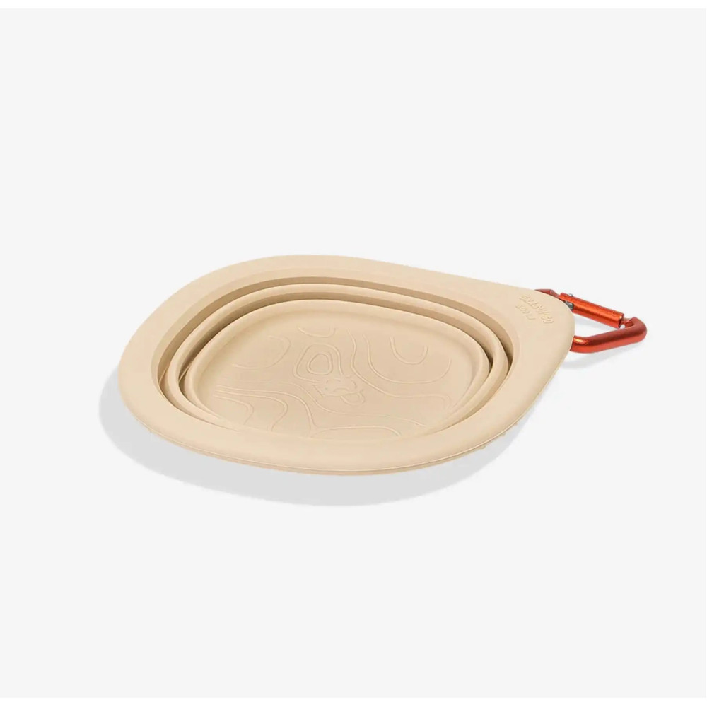 Дорожня складна миска для собак Zee.Dog - Go Bowl Biscotti, 600 мл.