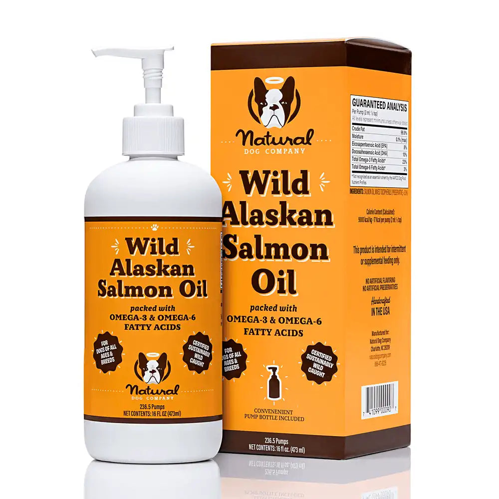 Лососева олія Wild Alaskan Salmon Oil Natural Dog Company, 480мл, 480мл.