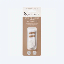 Напальчник із мікрофібри для чищення зубів собак та котів Lila loves it - Dental Micro Fleece, 1шт.