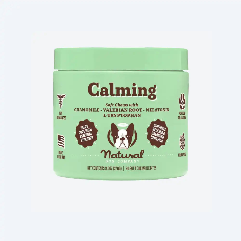Заспокійливі вітаміни для собак Natural Dog Company Calming Supplement, 90шт, 90 шт.