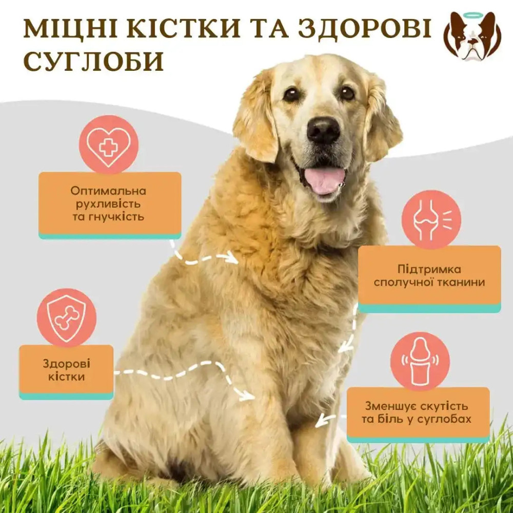 Вітамінний комплекс для суглобів та зв'язок собак Hip&Joint Natural Dog Company, 90шт, 90 шт.