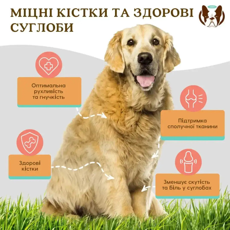 Вітамінний комплекс для суглобів та зв'язок собак Hip&Joint Natural Dog Company, 90шт, 90 шт.