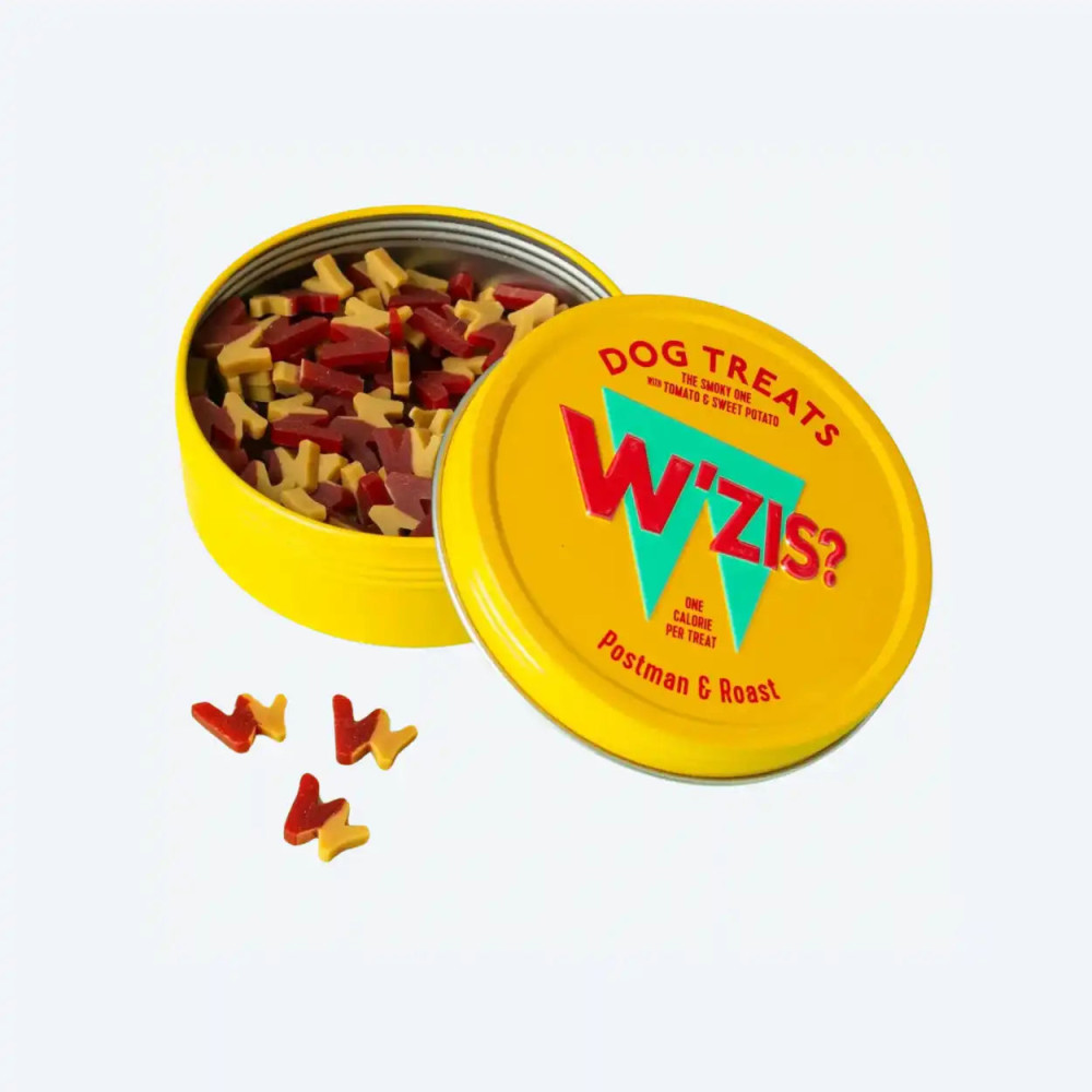 Веганські смаколики для собак w`zis в баночках (Postman & Roast Tin)- 50 грам, 50 гр