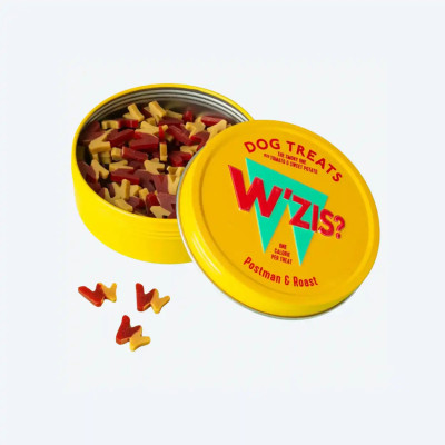 Веганські смаколики для собак w`zis в баночках (Postman & Roast Tin)- 50 грам, 50 гр