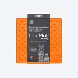 LickiMat Buddy лизальний килимок для ласощів Orange, Помаранчевий