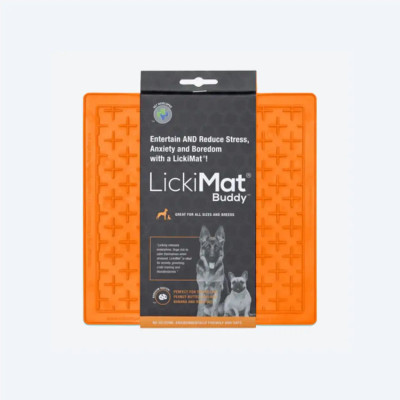 LickiMat Buddy лизальний килимок для ласощів Orange, Помаранчевий