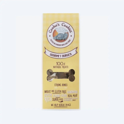Натуральне печиво для собак Cooka's Cookies Свинина з сиром та овочами 100 г, 100 грам.