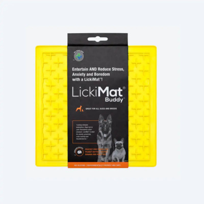 LickiMat Buddy лизальний килимок для ласощів Yellow, Жовтий