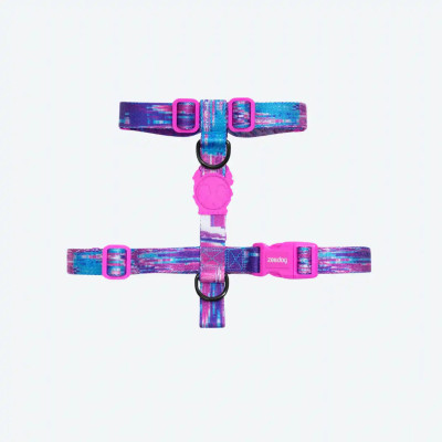 Шлея для собак Zee.Dog - Glitch Error #502 H-Harness, XS