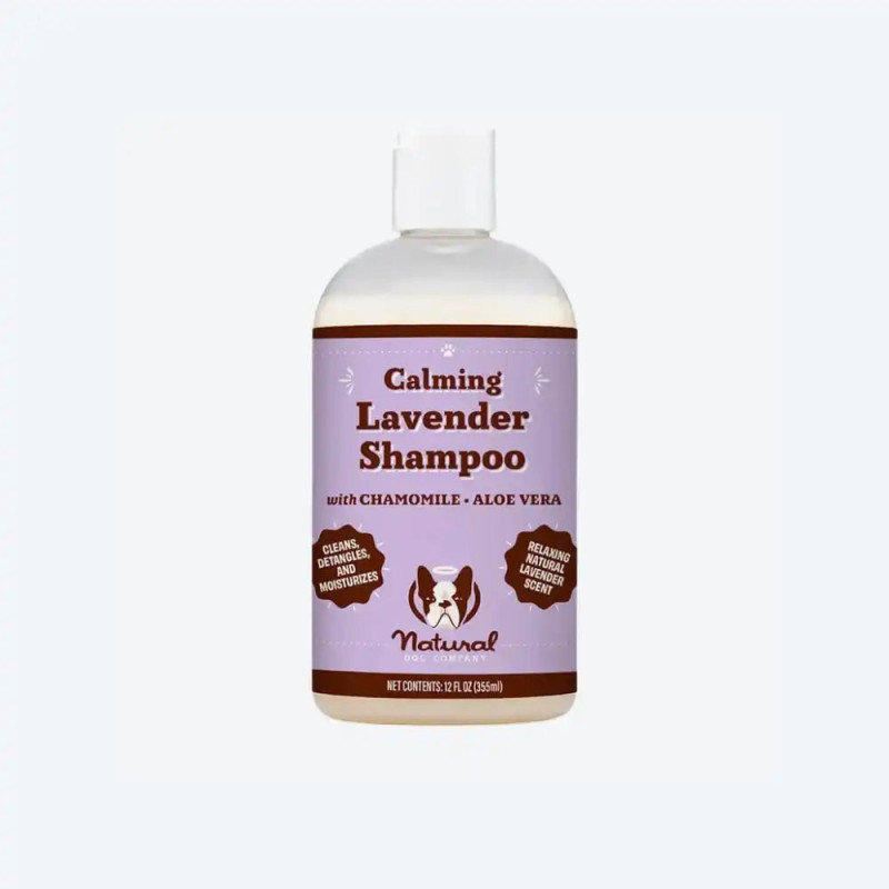 Заспокійливий шампунь для собак та котів з лавандою Calming Lavender Shampoo Natural Dog Company 360мл, 360 мл.