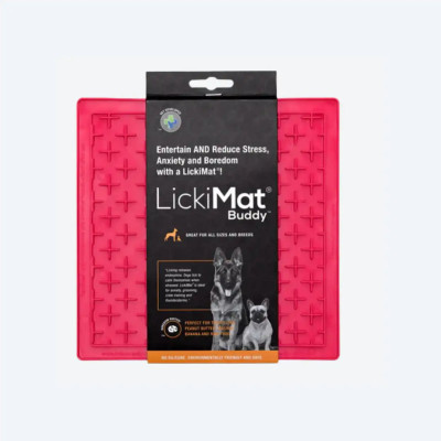 LickiMat Buddy лизальний килимок для ласощів Pink, Рожевий, Рожевий