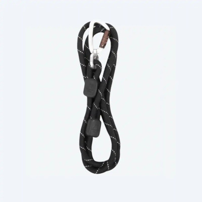Повідець Woolly Wolf Rope Leash Black - 180см., 8мм