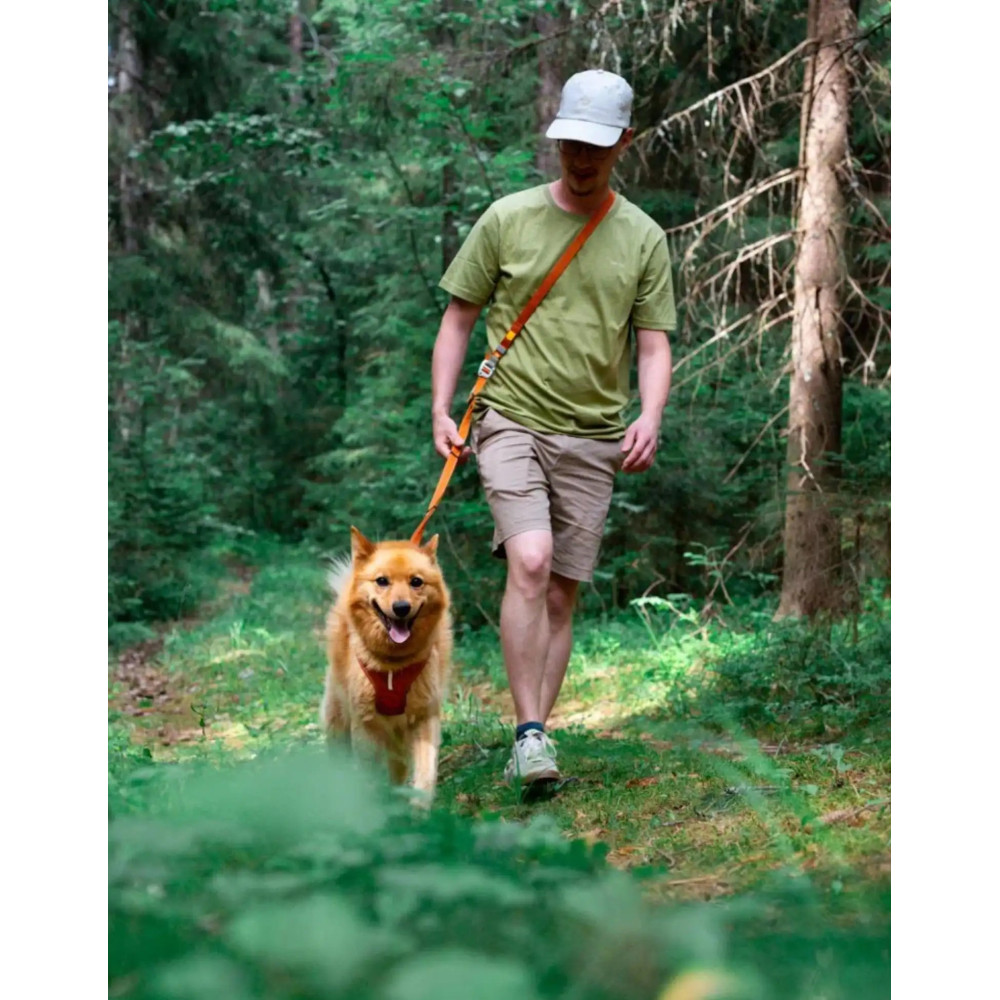 Повідець - перестібка Multi-use для собак Woolly Wolf Roam Adjustable Leash Terracotta Ripple, 170-300 cм.