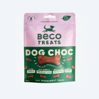Печиво для собак Beco Pets Шоколад з керобом, ромашкою та кіноа 70 г (рослинний білок), 70 грам.