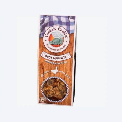 Натуральні сушені ласощі для собак Cooka`s Cookies 100% Качка 60 г, 60 грам.