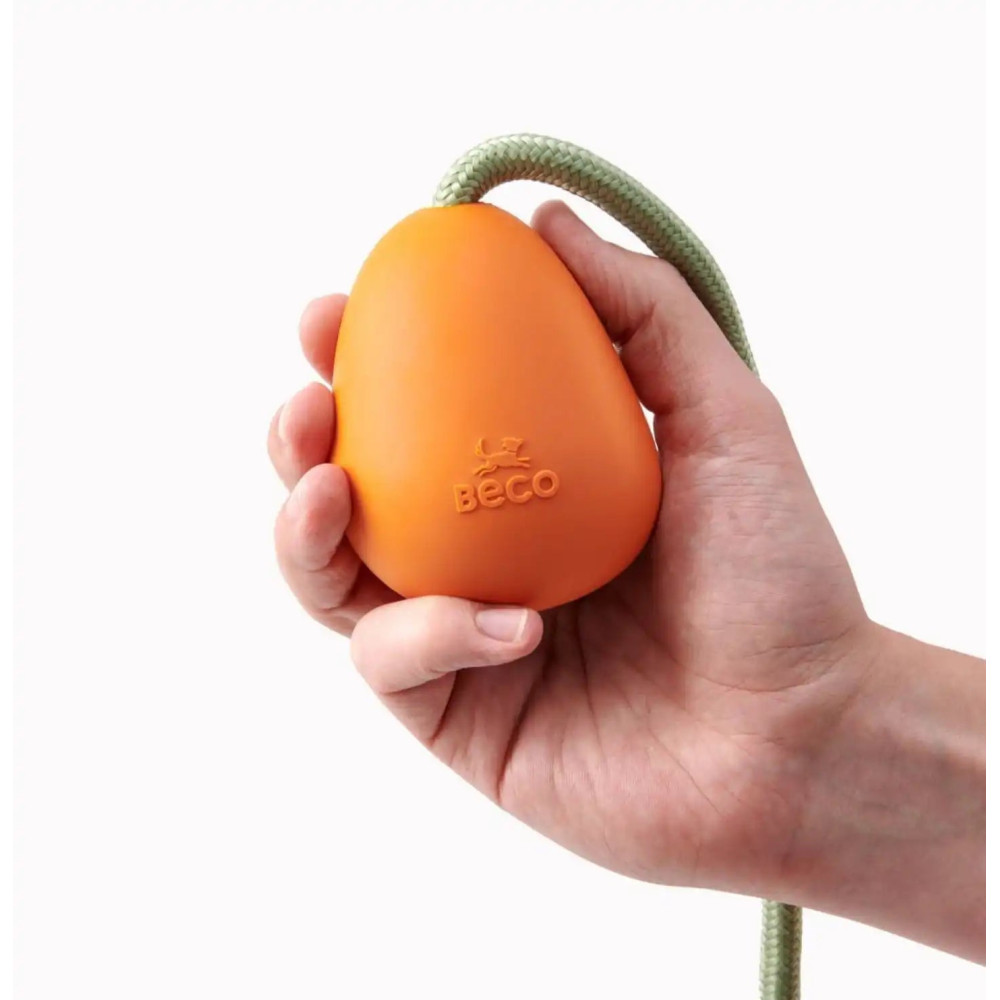 Іграшка на мотузці для собак Beco Pets Slinger Pebble Помаранчевий