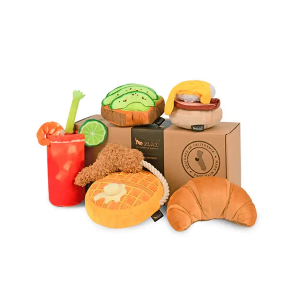 Іграшка для собак Burking Brunch Collection - Chicken & Woofles Pet Play, Mini